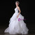 White Tulle Sweetheart Neck Tulle Weddign Dress With Crystal