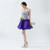 Purple Organza Sweetheart Short Homecoming Dress With Crystal