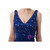 Blue Mermaid Lace V-nec Backless With Beading Prom Dress