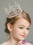 Children's Girl Princess Crown Pearl Tiaras Headdress