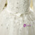 White Tulle Lace High Neck Long Sleeve Appliques Flower Girl Dress