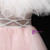 A-line Pink And White Tulle Long Flower Girl Dress