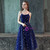 In Stock:Ship in 48 Hours Navy Blue Tulle Spaghetti Straps Short Prom Dress