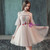 In Stock:Ship in 48 Hours Pink Tulle Appliques Short Homecoming Dress