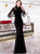 In Stock:Ship in 48 Hours Black Mermaid Lace Prom Dress