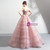In Stock:Ship in 48 Hours Pink Off the Shoulder Appliques Wedding Dress