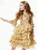 In Stock:Ship in 48 Hours Gold Tulle Half Sleeve Flower Girl Dress