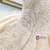 Luxurious Champagne Ball Gown Tulle Lace Appliques Backless High Neck Wedding Dress
