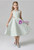 In Stock:Ship in 48 Hours Green A-Line Knee Length Flower Girl Dress