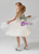 In Stock:Ship in 48 Hours Yellow Tulle High Waist Flower Girl Dress With Bow