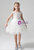 In Stock:Ship in 48 Hours White Tulle Lace Appliques Flower Girl Dress