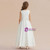 A-Line Lovely White Satin Flower Girl Dress With Bow