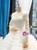 White Ball Gown Tulle Lace Appliques Long Sleeve Backless Wedding Dress