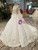 Ball Gown Appliques Off The Shoulder Long Sleeve Wedding Dress With Beading