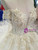 Champagne Tulle Sequins Applqiues Off The Sholuder Wedding Dress With Beading