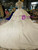 Ball Gown Tulle Sequins Bateau Cap Sleeve Wedding Dress With beading