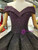 Purple Ball Gown Sequins Off The Shoulder Floor Length Wedding Dress