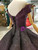 Purple Ball Gown Sequins Off The Shoulder Floor Length Wedding Dress