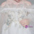 In Stock:Ship in 48 Hours White Tulle Hi Lo Appliques Flower Girl Dress