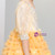 In Stock:Ship in 48 Hours Orange Tulle Short Sleeve Flower Girl Dress