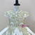 Ball Gown Satin And Lace Appliques High Neck Cap Sleeve Flower Girl Dress