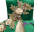 In Stock:Ship in 48 Hours Green Satin Appliques Girl Princess Dresses
