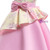 In Stock:Ship in 48 Hours Yellow And Pink Print Satin Flower Girl Dress