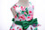 In Stock:Ship in 48 Hours Green Satin Print Flower Dress With Bow