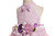 In Stock:Ship in 48 Hours Pink Tulle Lace High Neck Flower Girl Dress