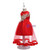 In Stock:Ship in 48 Hours Red Tulle Appliques Flower Girl Dress