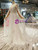 Ivory White Tulle Sequins Sheath High Neck Backless Beading Wedding Dress With Train