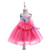 In Stock:Ship in 48 Hours Fuchsia Organza Flower Girl Dress Wit hBow