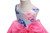 In Stock:Ship in 48 Hours Fuchsia Organza Flower Girl Dress Wit hBow