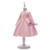 In Stock:Ship in 48 Hours Pink Satin Long Sleeve Flwoer Girl Dress