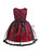 In Stock:Ship in 48 Hours Red Tulle Lace Flower Girl Dress With Bow