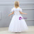 In Stock:Ship in 48 Hours White Tulle Cinderella Dress With Butterfly