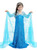 In Stock:Ship in 48 Hours Blue Sequins Long Sleeve Frozen Queen Dress