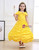 In Stock:Ship in 48 Hours Yellow Satin Belle Princess Dress