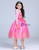 In Stock:Ship in 48 Hours Fuchsia Tulle Long Sleeve Princess Dress