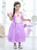 In Stock:Ship in 48 Hours Purple And Pink Cap Sleeve Princess Dress