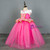 In Stock:Ship in 48 Hours Fuchsia Tulle off The Shoulder Princess Dress