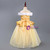 In Stock:Ship in 48 Hours Yellow Tulle off The Shoulder Princess Dress