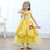 In Stock:Ship in 48 Hours Yellow Satin Off The Shoulder Princess Dress