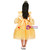 In Stock:Ship in 48 Hours Yellow Organza Puff Sleeve Princess Dress