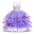 In Stock:Ship in 48 Hours Purple Organza Appliques Unicorn Princess Dress