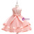 In Stock:Ship in 48 Hours Pink Tulle Flower Girl Dress With Pearls