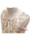 In Stock:Ship in 48 Hours Gold Tulle Sequins Appliques Flower Girl Dress