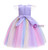 In Stock:Ship in 48 Hours Purple Tulle Cap Sleeve Appliques Flower Girl Dress