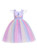 In Stock:Ship in 48 Hours Purple Tulle Cap Sleeve Appliques Flower Girl Dress