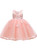 In Stock:Ship in 48 Hours Pink Tulle Appliques Princess  Girl Dress